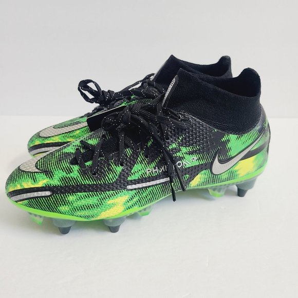 NEW Nike Phantom GT2 Elite DF SW SG AC Soccer Cleats DO2499-004 Size 4 Green main image 6